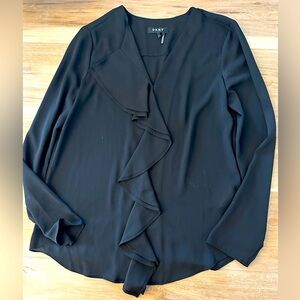 DKNY Ruffle Front Blouse 2